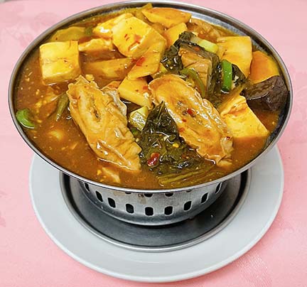Order Spicy Intestine in Hot Pot food online from Canaan Restaurant store, Artesia on bringmethat.com