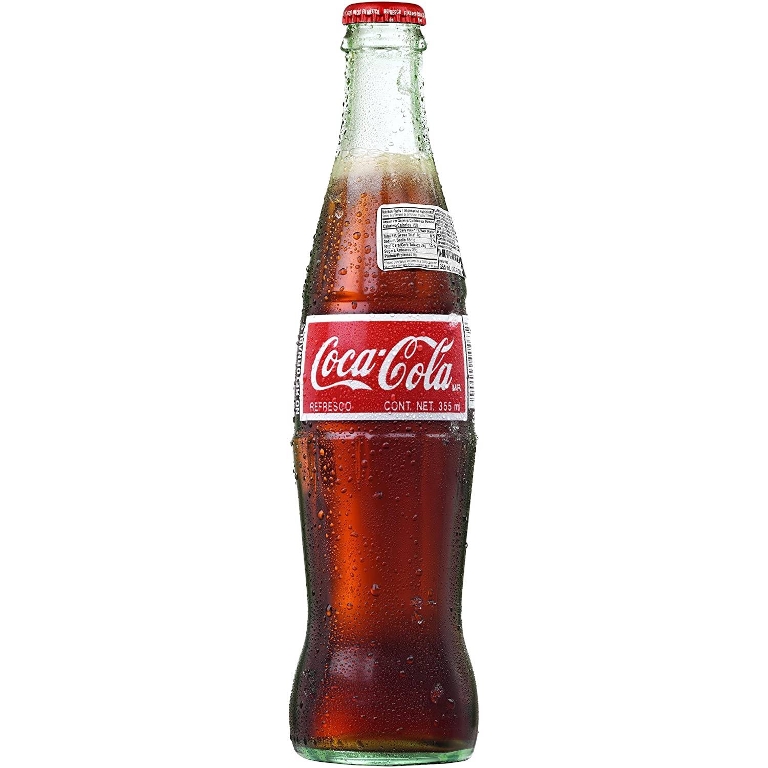 Order Glass Bottle Coke  355 ml food online from New Rotikaa Foods store, Iselin on bringmethat.com