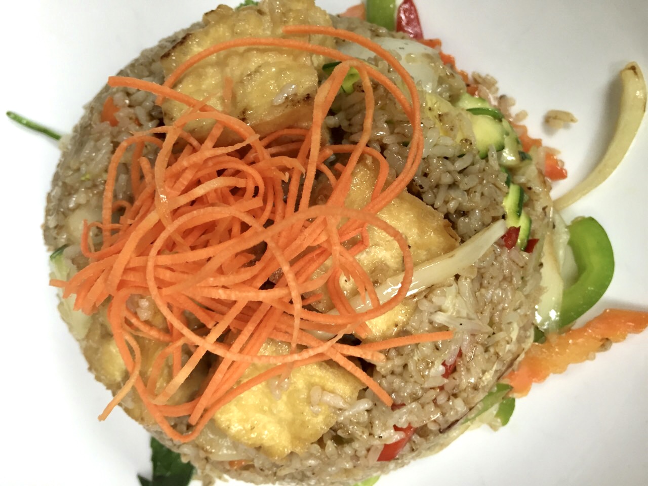 Order Spicy Basil Fried Rice Dinner ** food online from Urban Thai Restaurant store, Arlington on bringmethat.com