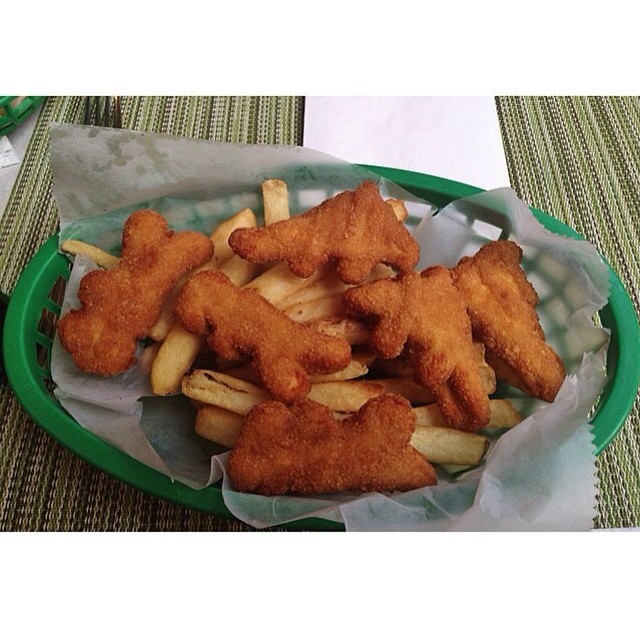 Order Kid's Dinosaur Chicken Nuggets food online from Ej's luncheonette store, New York on bringmethat.com