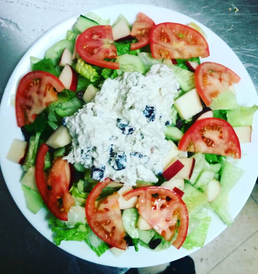 Order Cranberry Chicken Salad food online from Double Dose Deli store, Linwood on bringmethat.com