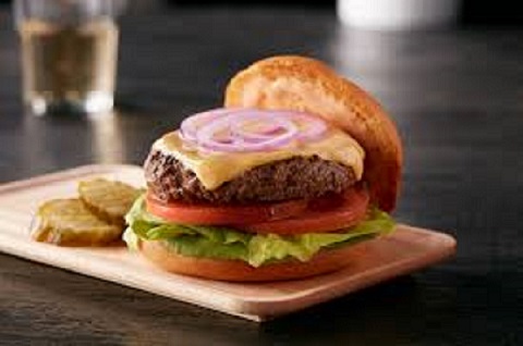 Order Cheese Burger food online from Akh's Cafe store, San Francisco on bringmethat.com