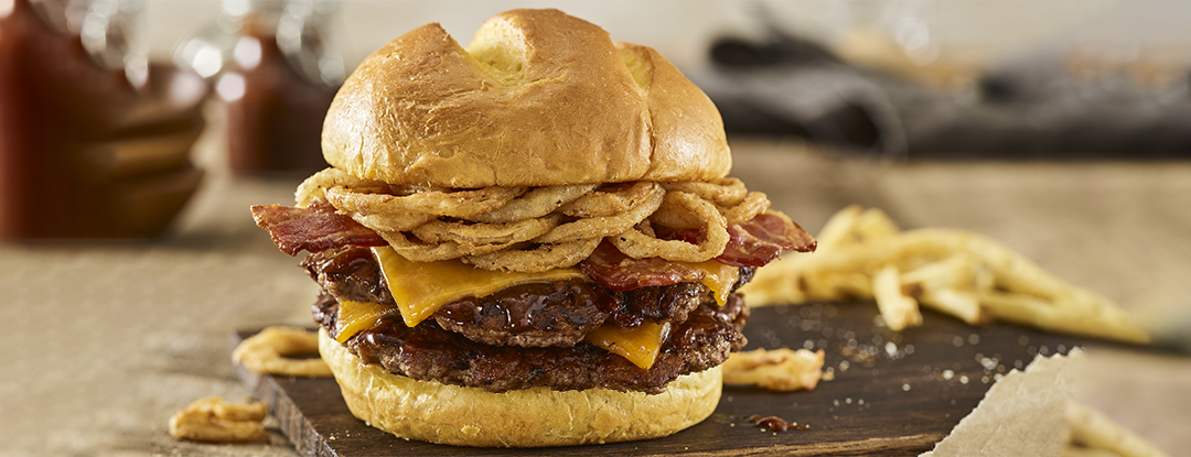 Order Double BBQ Bacon Cheddar Burger food online from Smashburger store, Gilbert on bringmethat.com