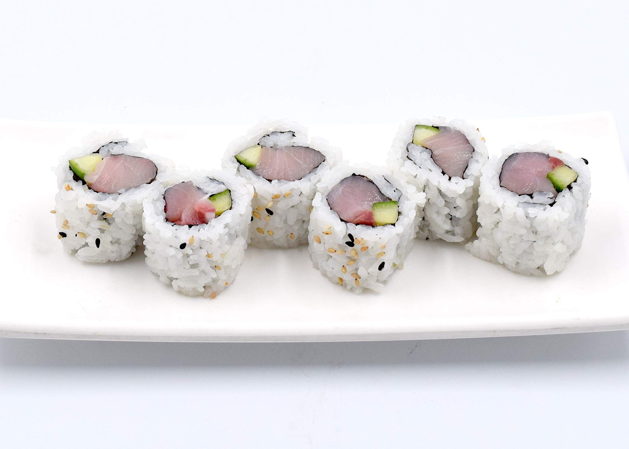 Order Yellowtail Roll  food online from Kabuki Japanese Restaurant store, Burbank on bringmethat.com