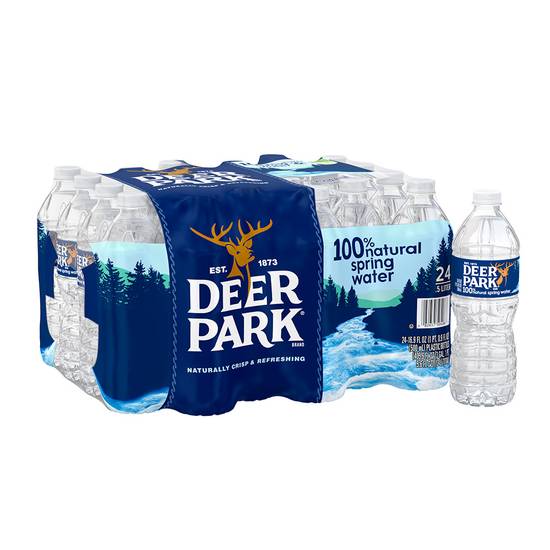 Order Deer Park Brand 100% Natural Spring Water (16.9 oz x 24 ct) food online from Rite Aid store, Brook Park on bringmethat.com