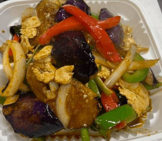 Order Spicy Eggplants food online from Youpa Thai Kitchen store, Kent on bringmethat.com