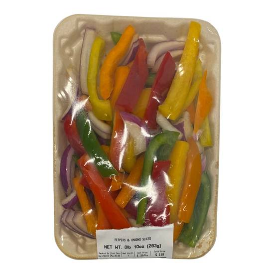 Order Peppers & Onions Sliced (10.0 oz) food online from Albertsons store, Highland on bringmethat.com