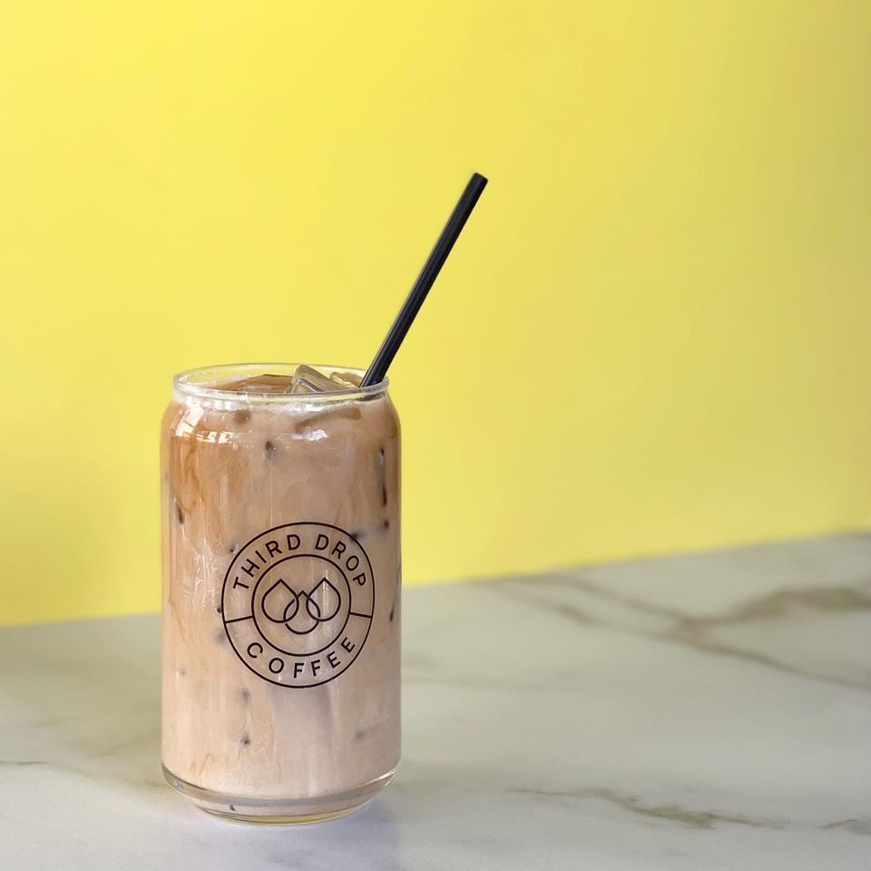 Order Iced Latte food online from Third Drop Coffee store, Fargo on bringmethat.com