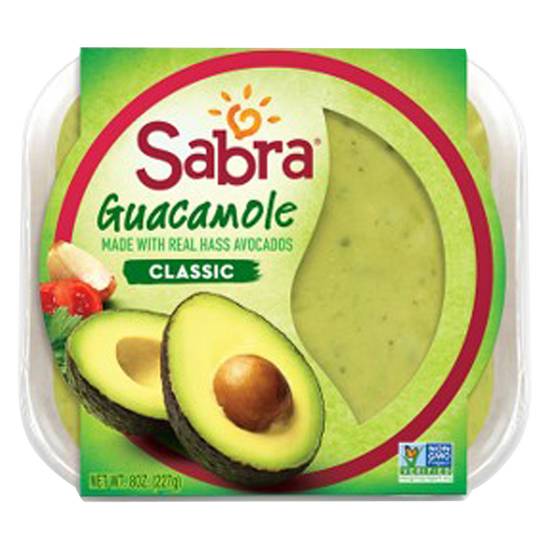 Order Sabra Classic Guacamole Made with Real Hass Avocados 8oz food online from Everyday Needs by Gopuff store, San Luis Obispo on bringmethat.com