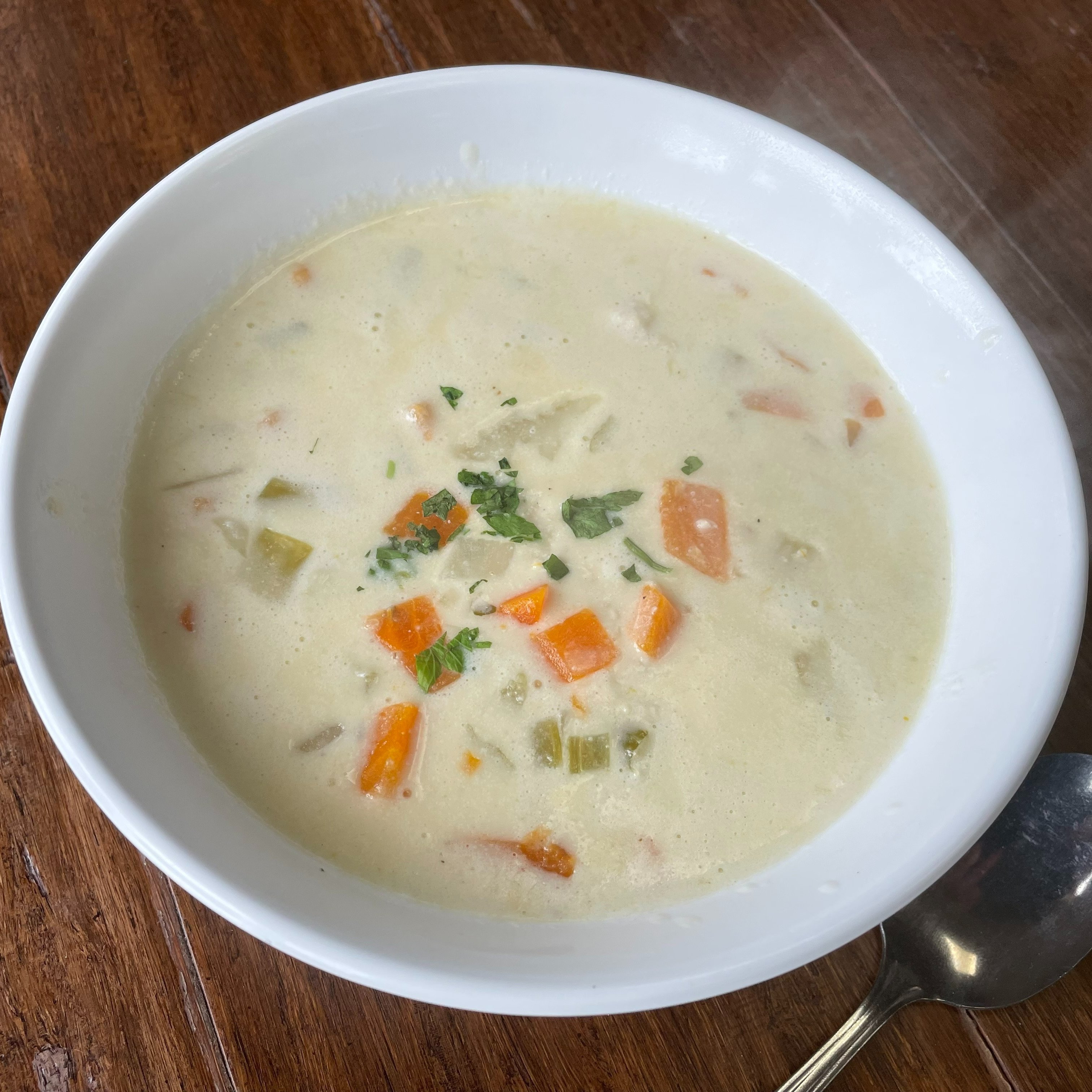 Order New England Clam Chowder food online from Westover Pizza store, Stamford on bringmethat.com