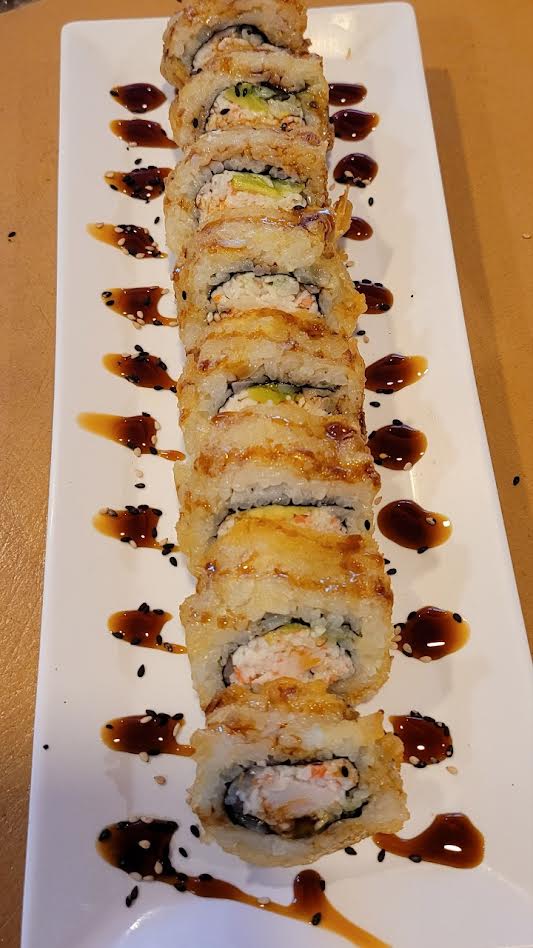 Order California Tempura Roll food online from Jin Sushi store, Downey on bringmethat.com