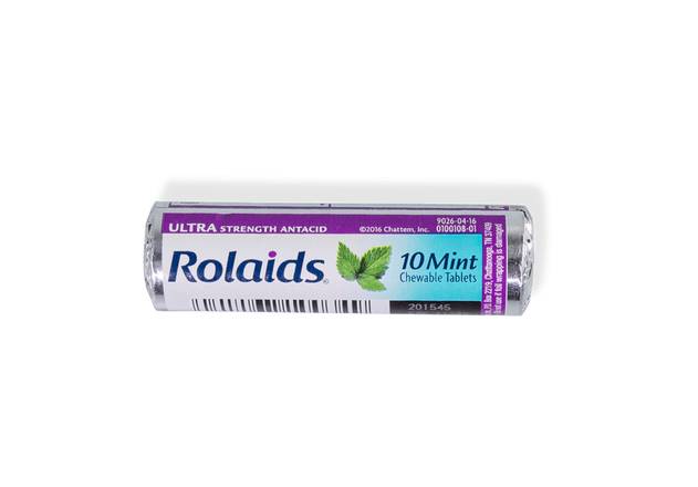 Order Rolaids Ultra Strength Mint 10 Count food online from Wawa 211 store, Philadelphia on bringmethat.com