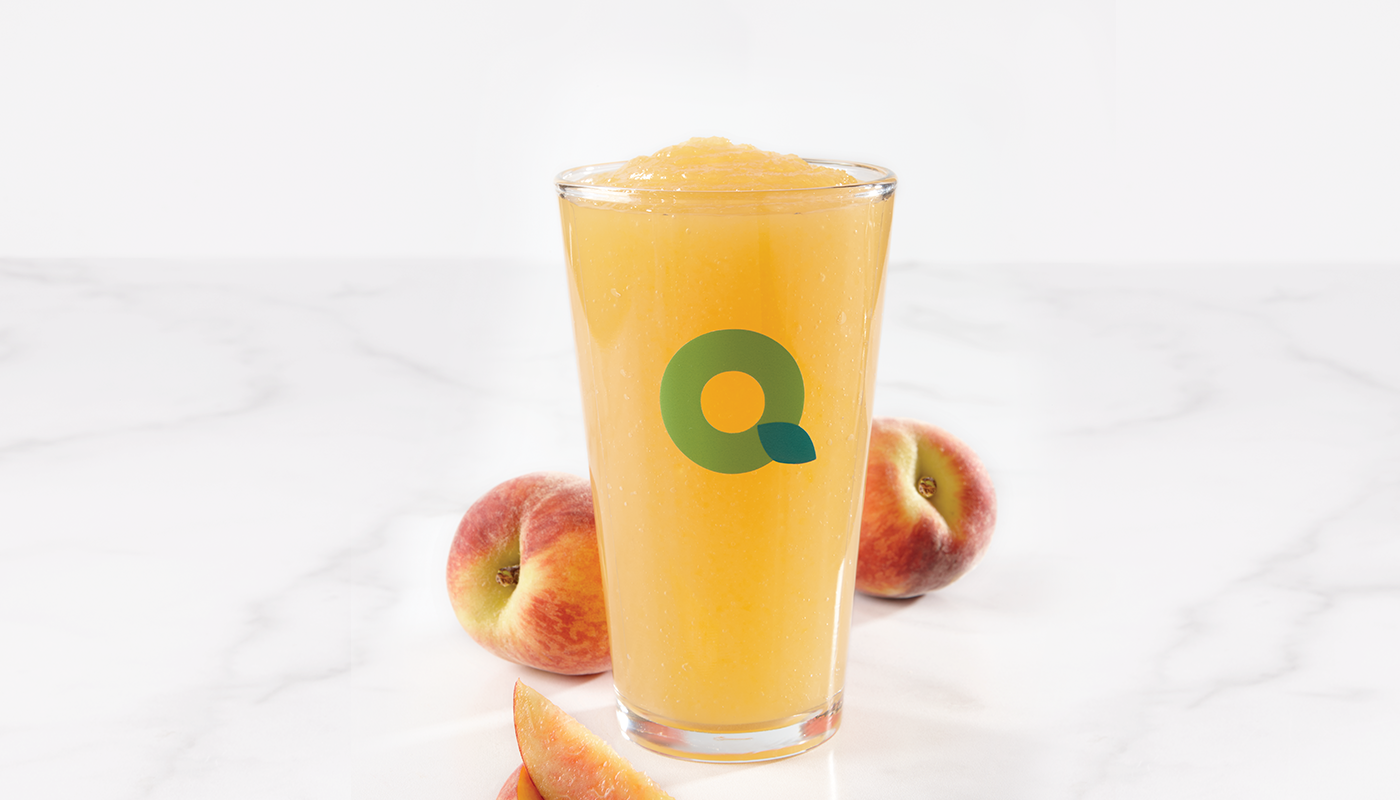 Order Peach Smoothie Medium food online from QuickChek store, Whippany on bringmethat.com