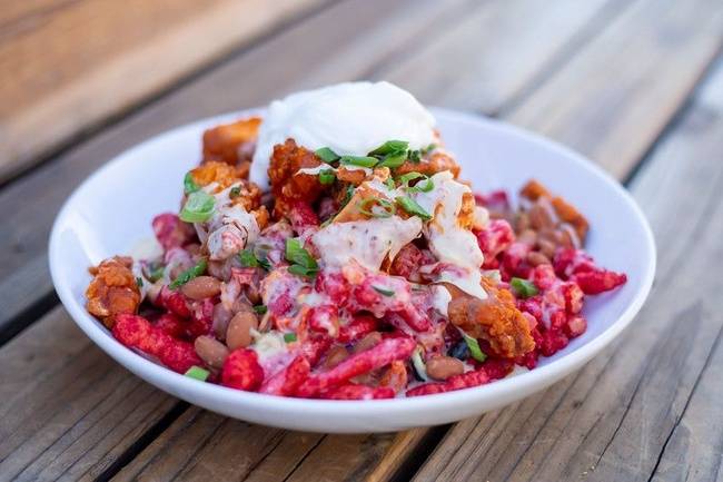 Order Hot Cheeto Nachos food online from Tacos & Mas store, Tempe on bringmethat.com