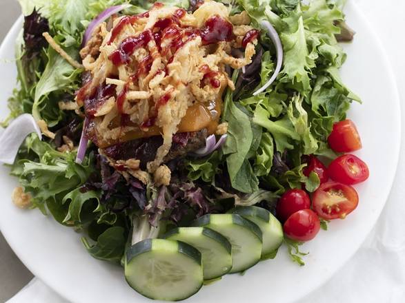 Order Naked Burger Salad food online from The Goat store, New Albany on bringmethat.com