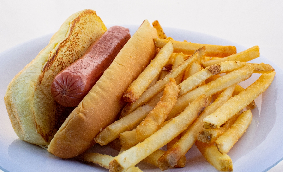 Order Kids Hot Dog food online from American Burger Co store, Charlotte on bringmethat.com