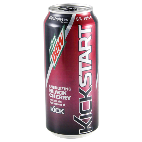 Order Mountain Dew Kickstart Black Cherry 16oz food online from 7-Eleven store, Belvidere on bringmethat.com