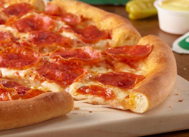Order Epic Pepperoni-Stuffed Crust Pepperoni Pizza food online from Papa Johns Pizza store, Middletown on bringmethat.com