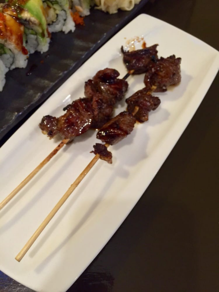 Order Beef Skewers on the Grill food online from Arashi Sushi store, San Francisco on bringmethat.com