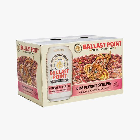 Order Ballast Point Grapefruit Sculpin IPA food online from Hillside Liquor store, Rancho Palos Verdes on bringmethat.com
