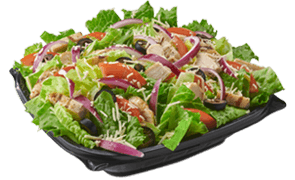 Order Chicken Asiago Salad - Regular food online from Hungry Howies Pizza store, Tempe on bringmethat.com