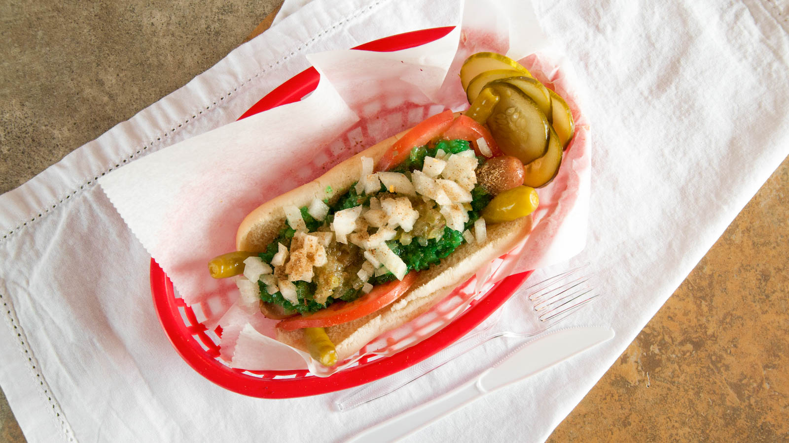 Order Chicago Dog food online from Tasty Gyro Coney Island store, Grand Rapids on bringmethat.com