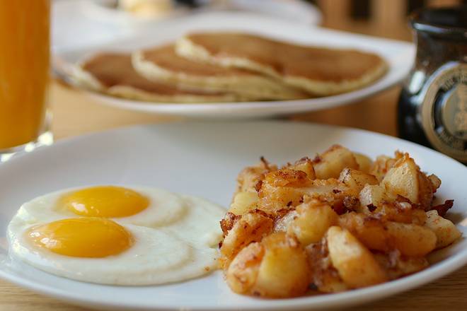 Order Home Fries and Eggs food online from The Original Pancake House store, Pittsburgh on bringmethat.com