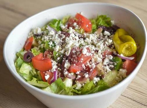 Order Greek Salad food online from Green Corner Restaurant store, Chandler on bringmethat.com