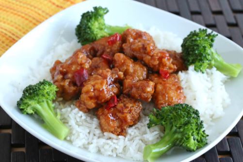 Order General Tao Chicken food online from Canton Village store, Salt Lake City on bringmethat.com