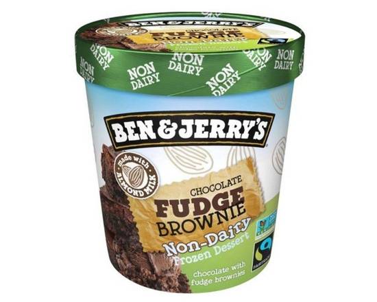 Order Ben & Jerry's Non-Dairy Chocolate Fudge Brownie food online from Balboa Tap House store, San Diego on bringmethat.com