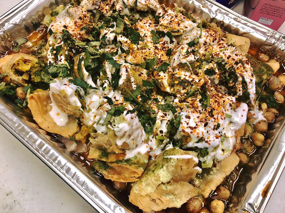 Order Samosa Chaat food online from Dilpasand Mithai & Snacks store, Houston on bringmethat.com