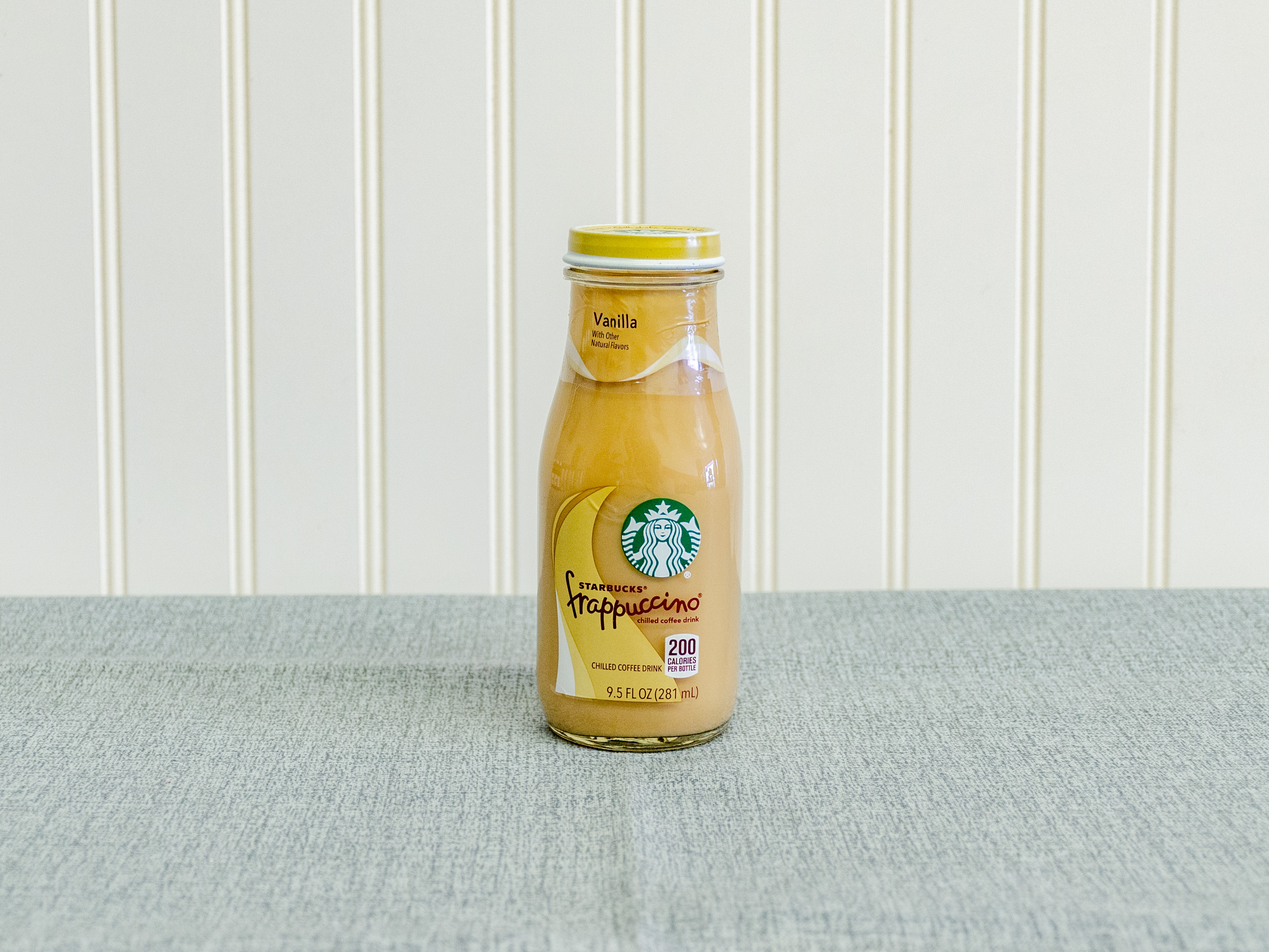Order 9.5 oz. Vanilla Starbucks Frappuccino food online from Just Dash It store, Englewood on bringmethat.com