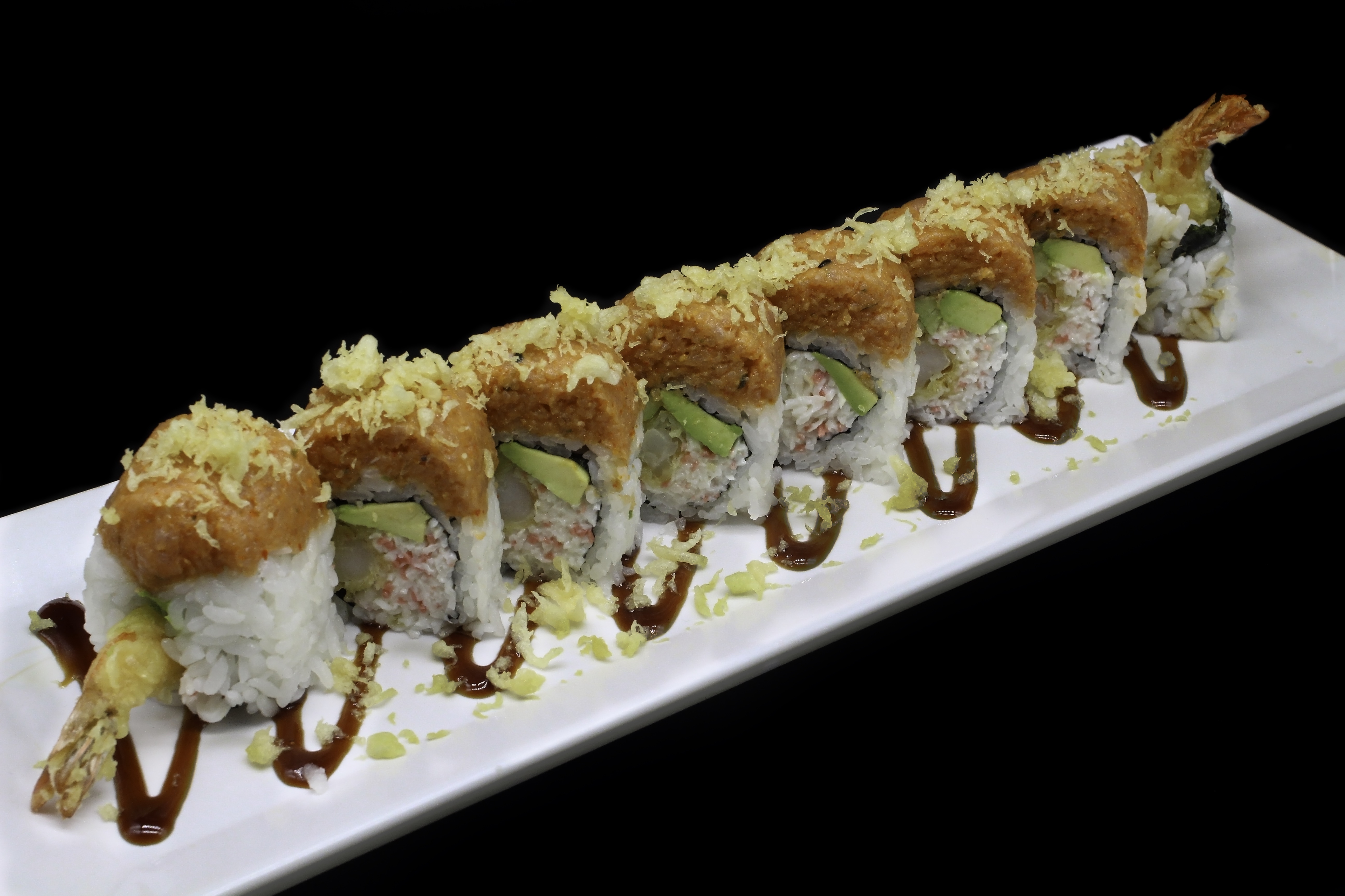 Order 19. Red Bull Roll   food online from Papa Sushi & Roll store, Covina on bringmethat.com
