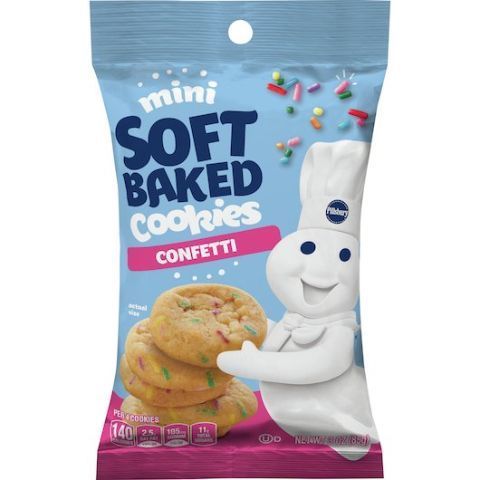 Order Pillsbury Mini Soft Baked Cookie Confetti 3oz food online from 7-Eleven store, Center Moriches on bringmethat.com