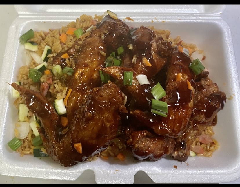 Order H5. Garlic Wings food online from New China Express store, Newport News on bringmethat.com