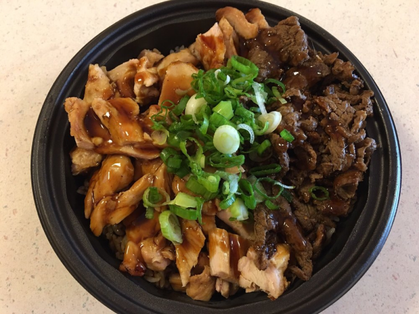 Order Chicken AND Steak Bowl food online from Hilo Volcano Grill store, West Covina on bringmethat.com
