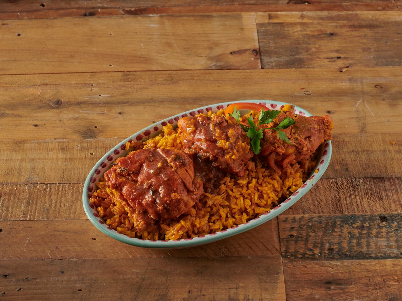 Order Rice and Stew Chicken food online from Sazon Nunez store, Brooklyn on bringmethat.com