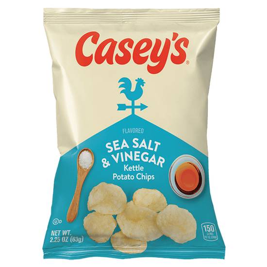Order Casey's Salt & Vinegar Kettle Chips 2.25oz food online from Casey store, Lawrence on bringmethat.com
