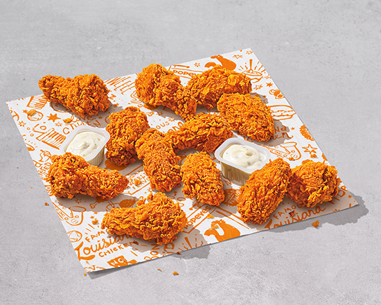 Order NEW 12PC Ghost Pepper Wings food online from Popeyes store, Chicago on bringmethat.com