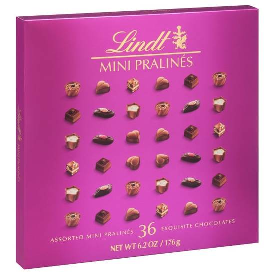 Order Lindt Mini Pralines, Assorted Chocolate Pralines with Premium Filling, 6.2 oz Box food online from CVS store, CARMICHAEL on bringmethat.com