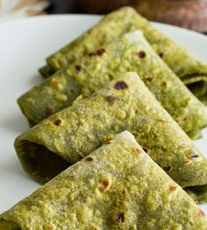 Order Vegan Spinach Paratha food online from Indian Kitchen Lovash store, Philadelphia on bringmethat.com
