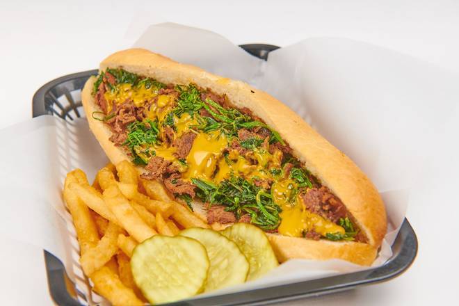 Order Spinach Cheese Steak food online from South Street Philly Cheesesteaks store, Scottsdale on bringmethat.com