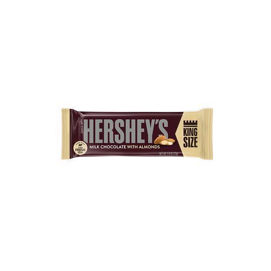 Order Hershey's Milk Chocolate with Almonds King Size food online from Chevron store, Castro Valley on bringmethat.com