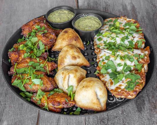 Order Indian Sampler food online from Parktown Pizza store, Pleasanton on bringmethat.com
