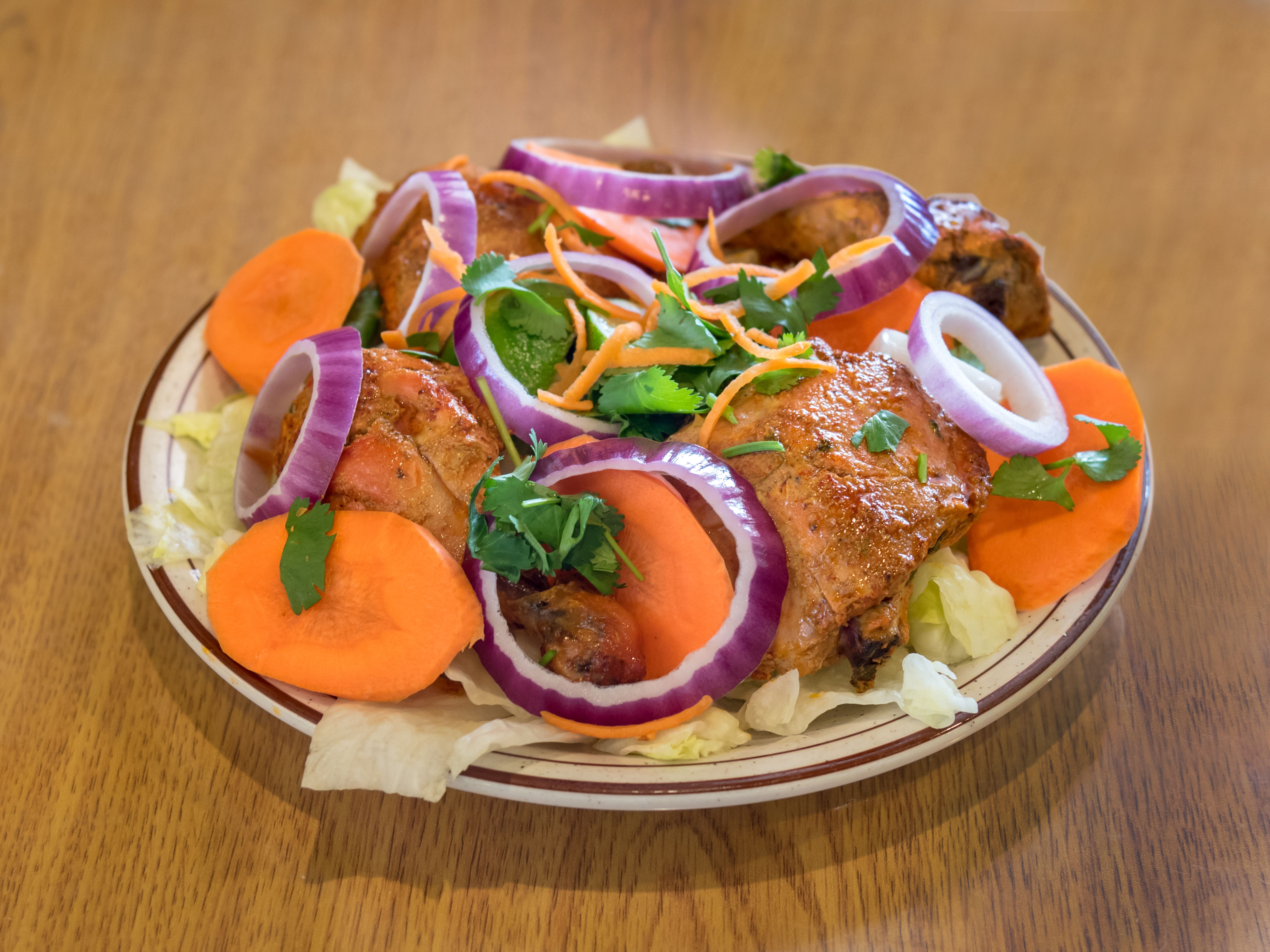 Order Tandoori Chicken a la Carte food online from Abhiruchi Restaurant store, Vancouver on bringmethat.com