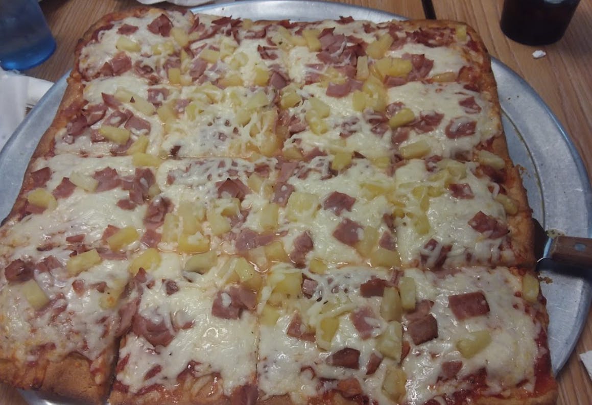 Order Hawaiian Sicilian Pizza - Small (8 Slices) food online from Ciro's Pizza & Subs store, Galax on bringmethat.com