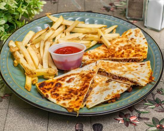 Order # 16 Kids Meal - 1 Cheese Quesadilla food online from Tamales Moreno store, Arvada on bringmethat.com