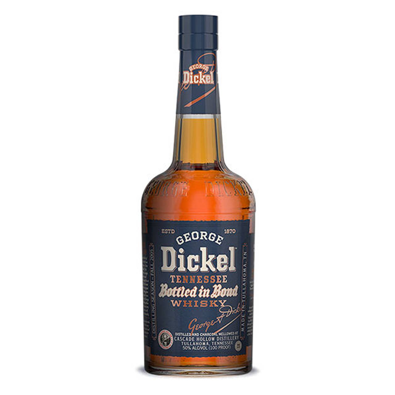 Order George Dickel Bottled In Bond Whisky 750ml food online from Windy City Liquor Market store, El Cajon on bringmethat.com