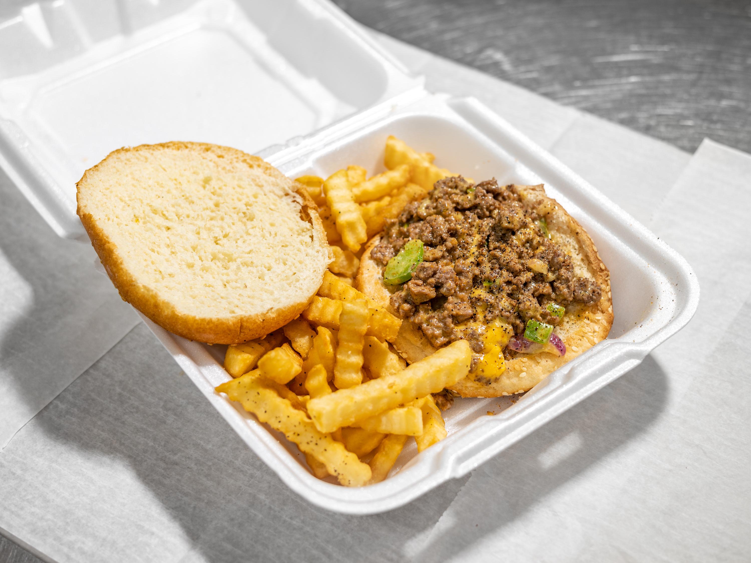Order Chopped Cheese & fries food online from Eleazers Deli store, Bellport on bringmethat.com