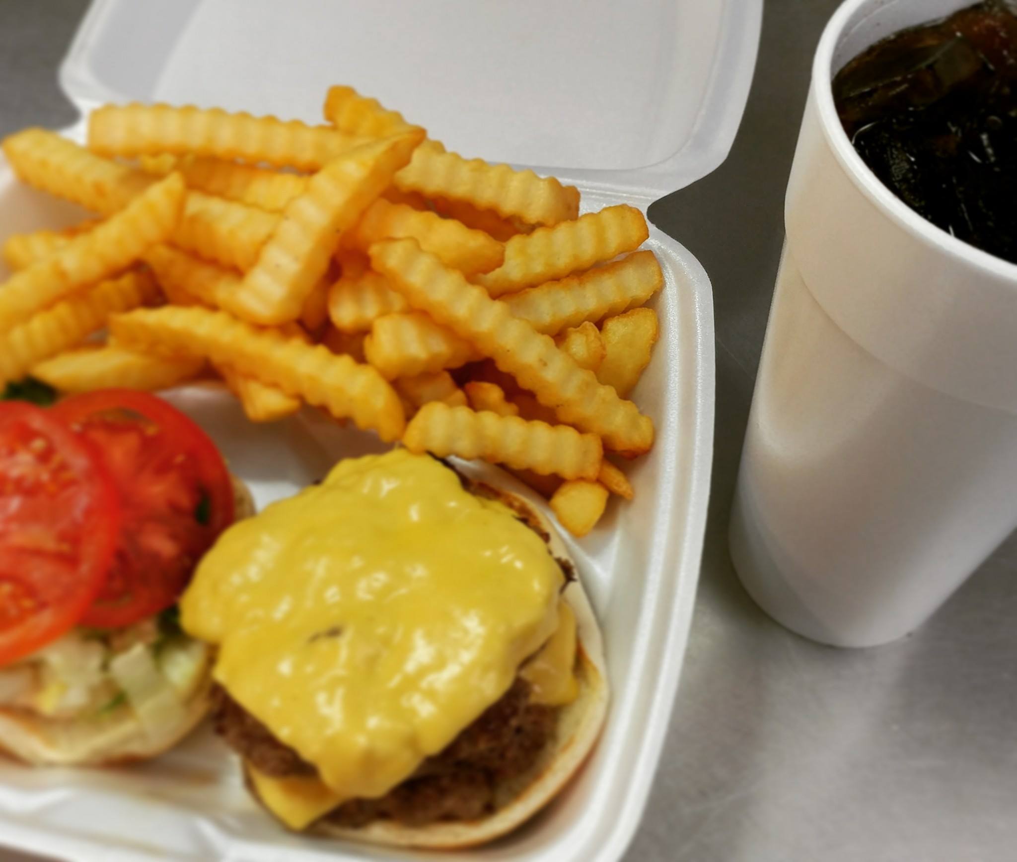 Order Double Cheeseburger food online from Chicken King store, Charlotte on bringmethat.com